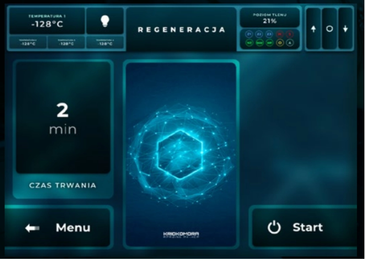 Automatyczna regeneracja — tryb podtrzymania temperatury